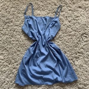 Baby Blue Slip Dress
